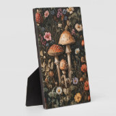 Pilze und Wildblumen, botanisch Fotoplatte (Seite)