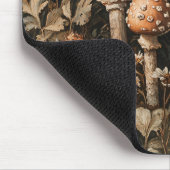 Pilze und Wildblumen, botanisch Mousepad (Ecke)