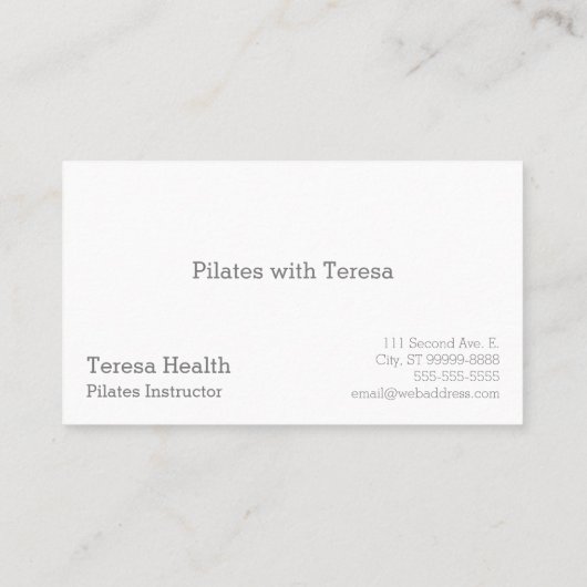 Pilze Visitenkarte (Rückseite)