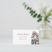 Pilze Visitenkarte (Stehend Vorderseite)