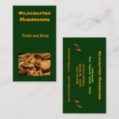 Pilze Visitenkarte (Vorne/Hinten)