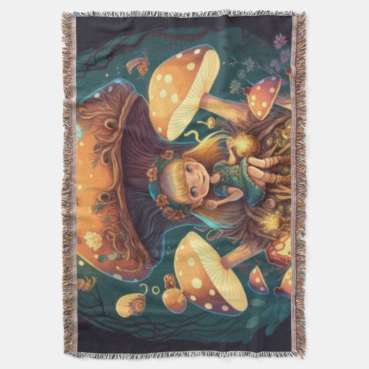 Pilzelfen im Feld Decke (Vorderseite Vertikal)