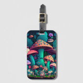 Pilzelfen im Feld Gepäckanhänger (Vorderseite Vertikal)