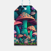 Pilzelfen im Feld Geschenkanhänger (Vorderseite)