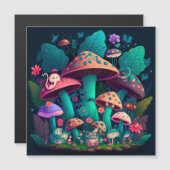 Pilzelfen im Feld Magnetkarte (Vorne/Hinten)