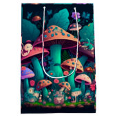 Pilzelfen im Feld Mittlere Geschenktüte (Rückseite)