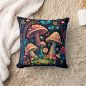 Pilzelfen im Felswirbelkissen Kissen (Decke)