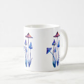 Pilzewatercolor-Kunst-Klassiker-Tasse Kaffeetasse (VorderseiteRechts)