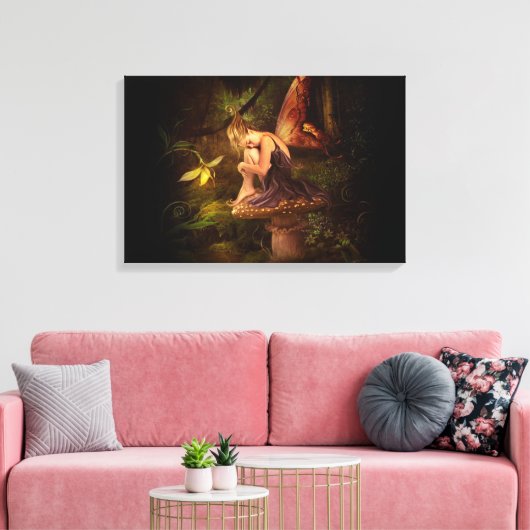 Pilzfee Leinwanddruck (Insitu (Wohnzimmer))