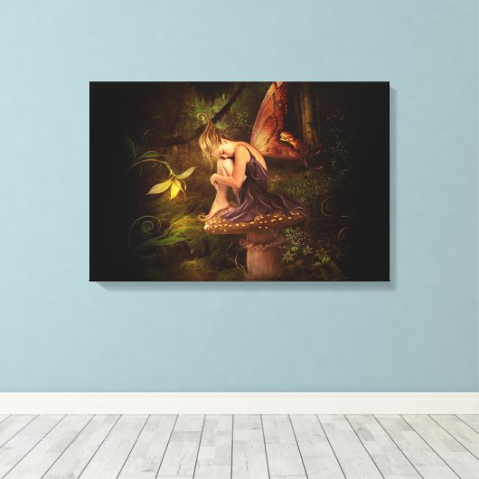 Pilzfee Leinwanddruck (Insitu (Holzboden))