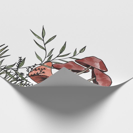 Pilzfeld Geschenkpapier (Ecke)