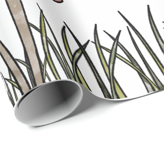 Pilzfeld Geschenkpapier (Rolleneckpunkt)