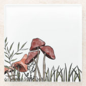 Pilzfeld Glasuntersetzer (Vorderseite)