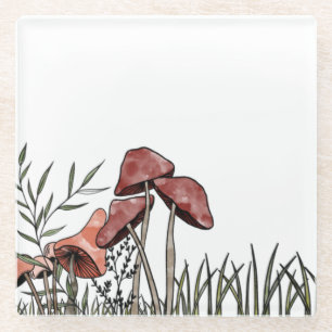 Pilzfeld Glasuntersetzer