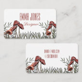 Pilzfeld Visitenkarte (Vorne/Hinten)