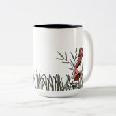 Pilzfeld Zweifarbige Tasse (VorderseiteRechts)