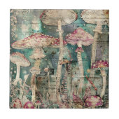 Pilzfliesen, Keramik Fliese (Vorderseite)