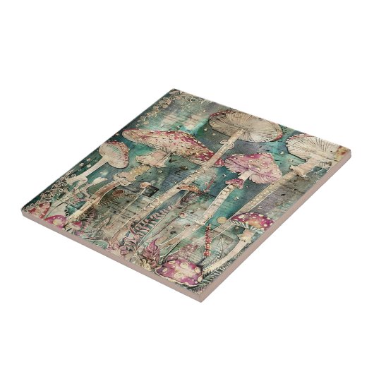 Pilzfliesen, Keramik Fliese (Seite)