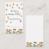 Pilzflora - wie groß ist der Bauch der Mama