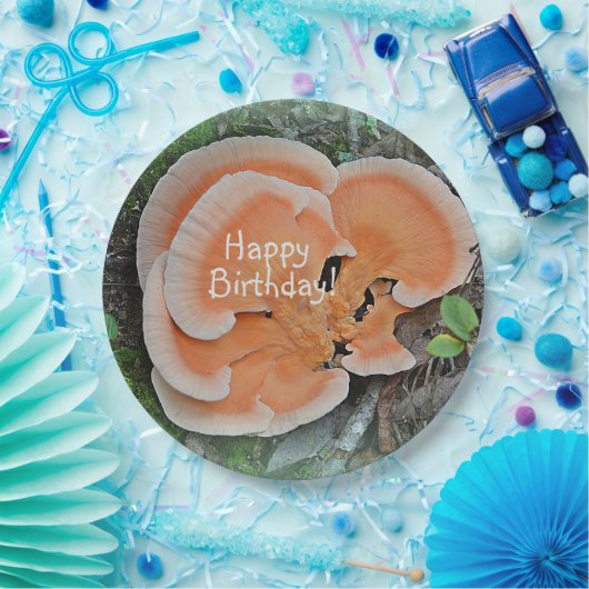 Pilzfroh zum Geburtstag Pappteller (Party)