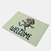 Pilzfrosch Fußmatte (Schrägansicht)