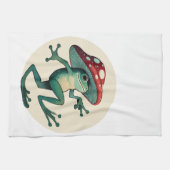 Pilzfrosch Geschirrtuch (Horizontal)