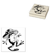 Pilzfrosch Gummistempel (Stempel)