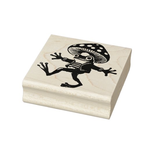 Pilzfrosch Gummistempel (Stempel)