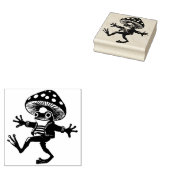 Pilzfrosch Gummistempel (Stempel)