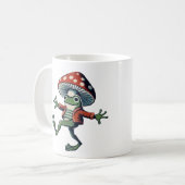 Pilzfrosch Kaffeetasse (Vorderseite Links)