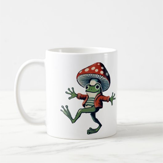 Pilzfrosch Kaffeetasse (Links)