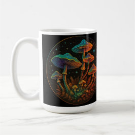 Pilzgarten - kosmische Fungi-Fantasie Kaffeetasse
