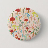 Pilzgartenknopf Button (Vorderseite)