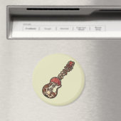 Pilzgitarre Magnet (In Situ (Geschirrspüler))