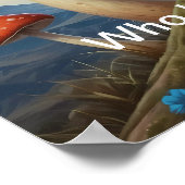 Pilzhasen und Welpenpfähle: Galaktischer Spaß Poster (Ecke)