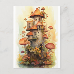 Pilzhaus Postkarte