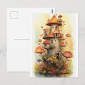 Pilzhaus Postkarte (Vorne/Hinten)