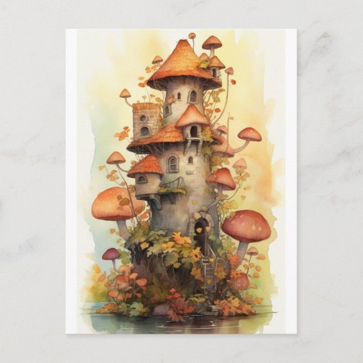 Pilzhaus Postkarte (Vorderseite)