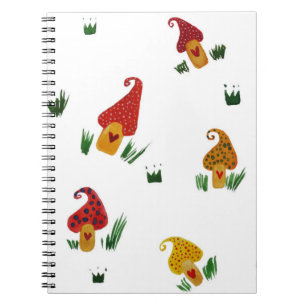 Pilzhäuser Aquarell-Notizbuch Notizblock
