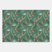 Pilzholz-Fungi-Wald in Pilzen Geschenkpapier Set (Vorderseite 3)