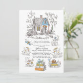 Pilzholzdusche Einladung (Stehend Vorderseite)