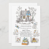 Pilzholzdusche Einladung (Vorne/Hinten)