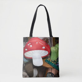 Pilzhütte: verzauberte Waldschätze Tasche