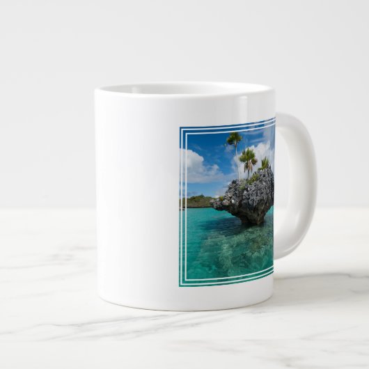 Pilzinseln auf Fidschi Jumbo-Tasse (Vorderseite Rechts)