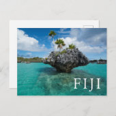 Pilzinseln auf Fidschi Postkarte (Vorne/Hinten)
