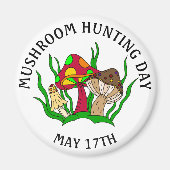Pilzjagdtag 17. Mai Magnet (Vorne)
