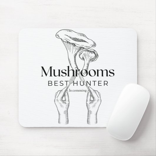 Pilzjäger kommt mousepad (Mit Mouse)