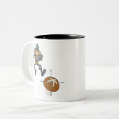 Pilzjäger kommt zweifarbige tasse (Vorderseite Links)