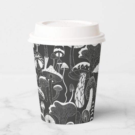 Pilzkaffee Pappbecher (Links)