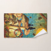 Pilzkatzen Badhandtuch Set (Handtuch)